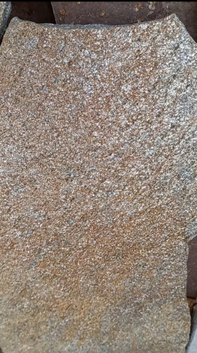 Плитняк златолит серебристый для цоколя, отмостки купить в Еманжелинске