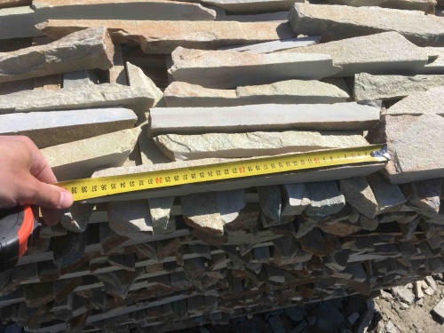 Горбушка златолит золотистый для облицовки купить в Еманжелинске