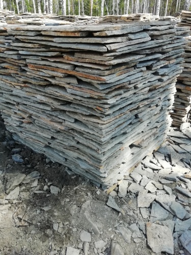 Плитняк златолит Уральский для цоколя, отмостки купить в Еманжелинске